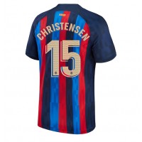 Barcelona Andreas Christensen #15 Fußballbekleidung Heimtrikot 2022-23 Kurzarm
